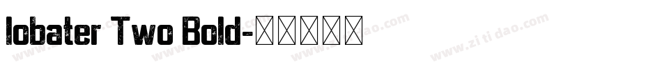 lobater Two Bold字体转换